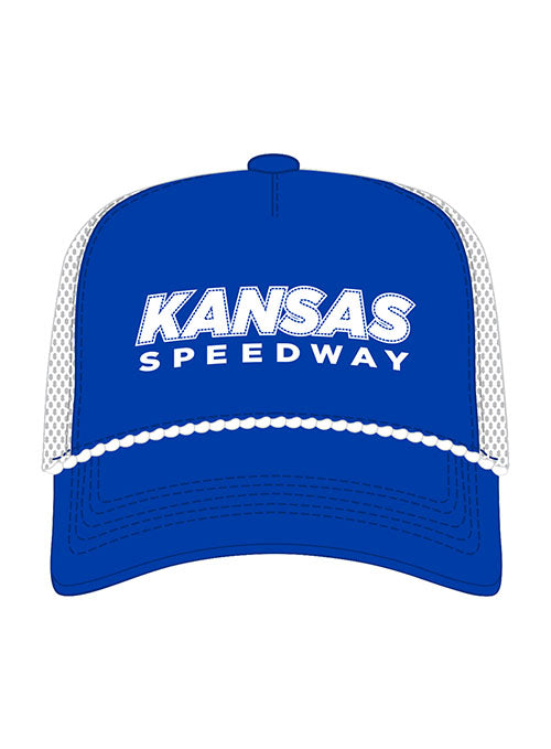 Kansas Rope Hat in Blue and White - Front View