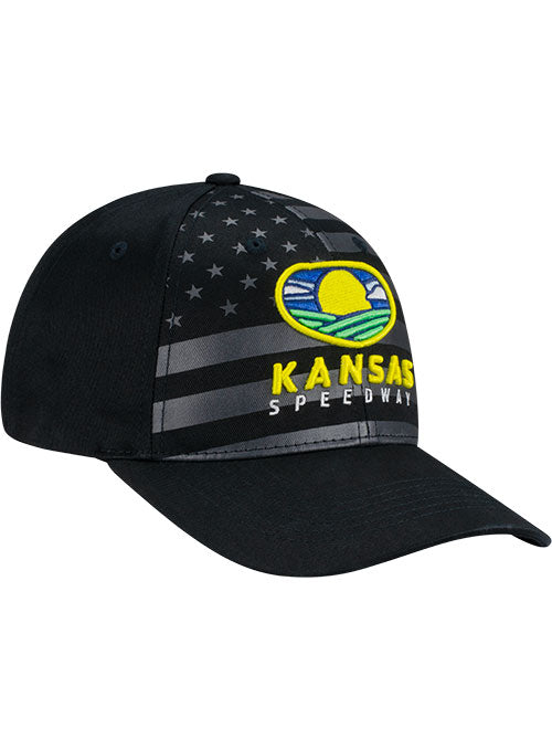 Kansas Speedway Track Americana Hat - Angled Right Side View