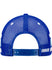 Kansas Speedway Striped Meshback Hat in White - back view