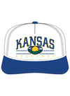 Kansas Speedway Rope Hat In White & Blue - Front View