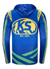 Kansas Speedway Long Sleeve Sublimated Hoodie - Back View