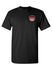 2024 Martinsville Speedway Ghost Car T-Shirt in Black - Front View