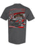 2026 Martinsville Speedway Ghost Car T-Shirt in Grey - Back View