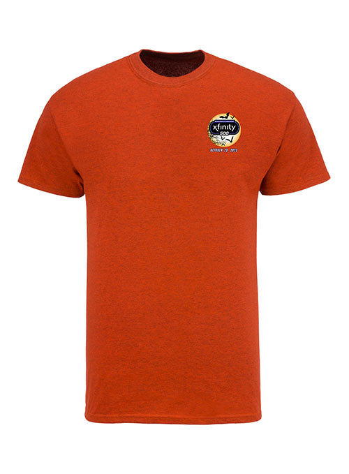 2023 NASCAR Cup Series Playoff at Martinsville Event T-Shirt in Orange - Front View