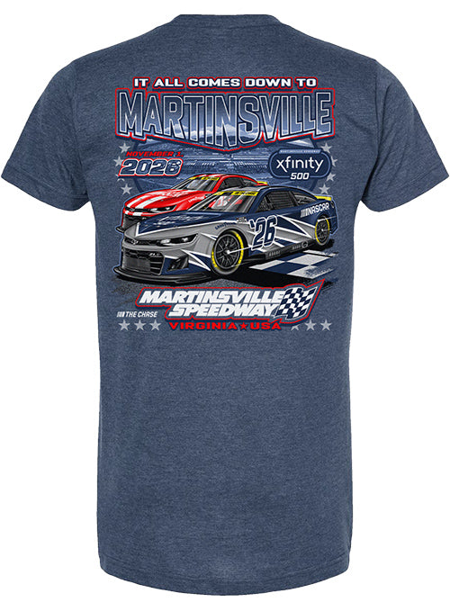 2026 Martinsville Speedway Xfinity 500 Event Navy T-Shirt