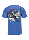 Martinsville Speedway 2023 ValleyStar 300 Blue Event T-Shirt - Back View