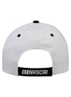 Martinsville Checkered Patch Hat in White - Back View