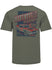 Martinsville Speedway Americana Green T-Shirt - Back View