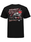 2023 Firekeepers Casino 400 Ghost Car T-Shirt in Black - Back View