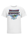 2023 Michigan Triple Header T-Shirt in White - Front View