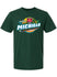 2026 Men's Michigan International Speedway Firekeepers Casino Tee in Green - Front View