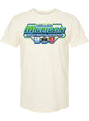 2026 Men's Michigan International Speedway Triple Header Tee in White - Front View