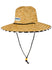 Michigan Straw Hat - Angled Left Side View