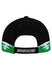 Michigan Checkered Hat in Black and Green - Back View