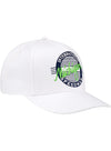 Michigan International Speedway Collegiate Hat in White - Right Side View