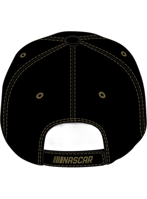 Michigan International Speedway Military Americana Hat in Black - Top View