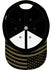 Michigan International Speedway Military Americana Hat in Black - interior View