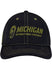 Michigan International Speedway Military Americana Hat in Black - Front View