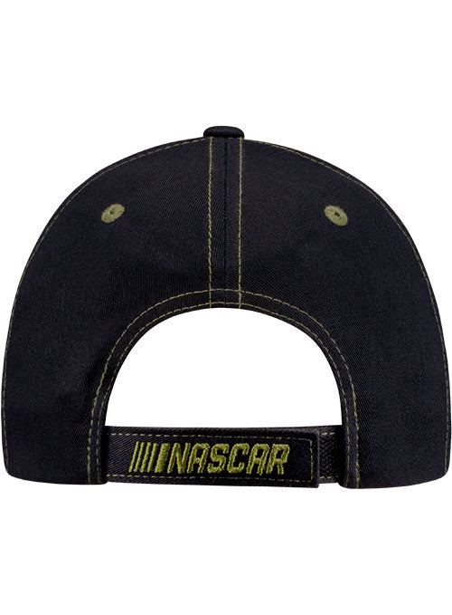 Michigan International Speedway Military Americana Hat in Black - Back View