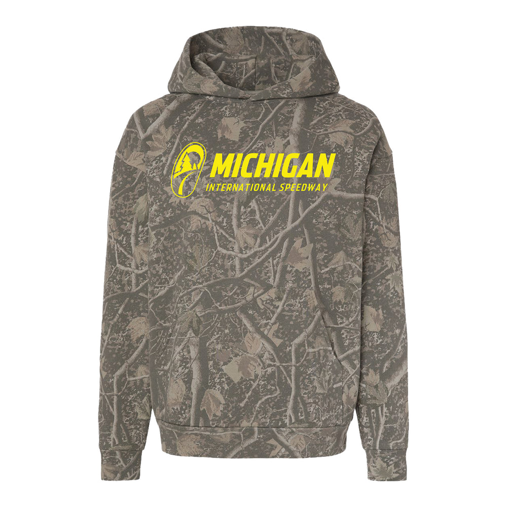 Michigan International Speedway Logo Camo Hoodie