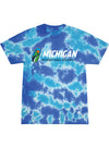 Michigan Track Logo Tie Dye T-Shirt