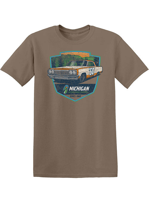 Men's Michigan International Speedway Retro Car Tee