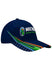Youth Michigan Razor Hat in Blue - Angled Right Side View
