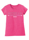 Youth Girls Michigan Shimmer T-Shirt