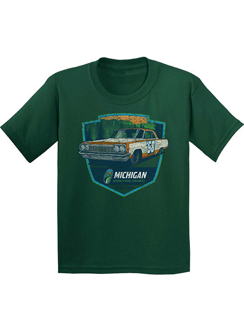 Youth Michigan International Speedway Retro Car Tee