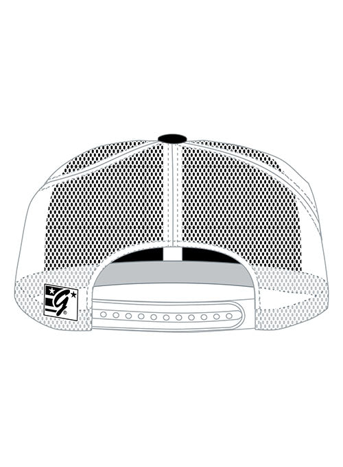 NASCAR Garage 56 Rope Hat in Black and White - Back View