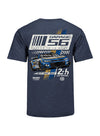 2023 Garage 56 Le Mans Event T-Shirt in Blue - Back View
