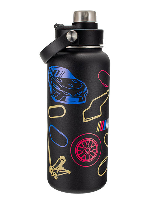 NASCAR 34 oz Water Bottle - Right Side View
