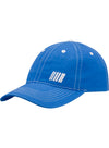 Ladies NASCAR Bar Logo Hat in Blue - Angled Left Side View