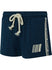Ladies NASCAR Birch Shorts in Blue - Front View