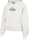 Ladies NASCAR Foundation Sweatshirt in White - Front View