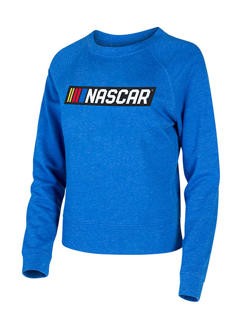 Ladies NASCAR Mainstream Long Sleeve T-Shirt in Blue - Front View