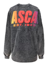 Ladies NASCAR Long-Sleeve Corduroy Spirit Jersey in Black - Back View
