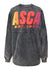 Ladies NASCAR Long-Sleeve Corduroy Spirit Jersey in Black - Back View