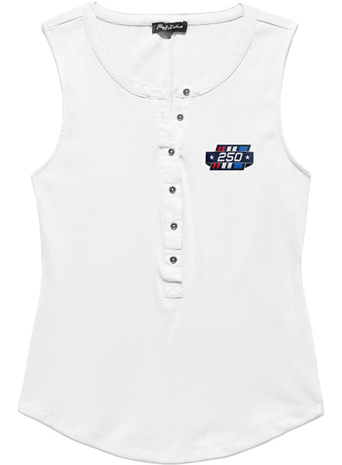 Ladies Flag and Anthem 250 Years of America NASCAR Salutes Tank Top