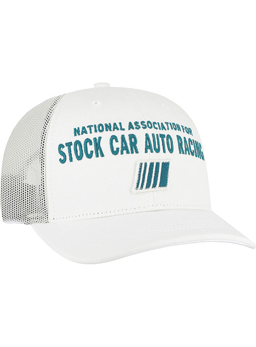 NASCAR Contemporary Clean Up Hat in White - Front Right view