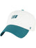 NASCAR Contemporary Two-Tone Clean Up Hat in White and Green - Front Left View