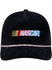 NASCAR Corduroy Rope Hat In Black - Front View
