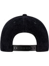 NASCAR Corduroy Rope Hat In Black - Back View