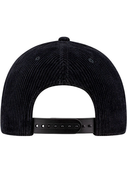 NASCAR Corduroy Rope Hat In Black - Back View