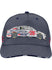 2026 NASCAR Car Embroidery Hat in Grey - Front View