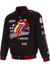 NASCAR x Rolling Stones Racing Jacket in Black - Front View