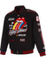 NASCAR x Rolling Stones Racing Jacket in Black - Front View