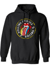 NASCAR x Rolling Stones Racing Hoodie in Black - Front View