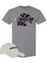 Bowman Gray Stadium NASCAR Checkered Flag Hat/Tee Combo - Combo Shirt Front View, Hat Angled Right Side View