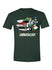2025 NASCAR Green Christmas T-Shirt - Front View